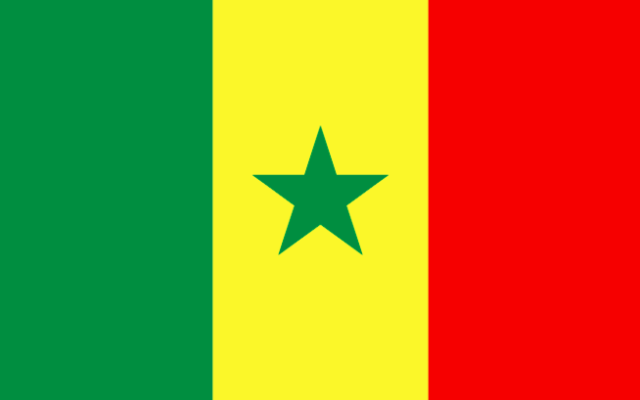 Drapeau du Sénégal (Crédit : wikimedia commons) Drapeau du Sénégal (Crédit : wikimedia commons)