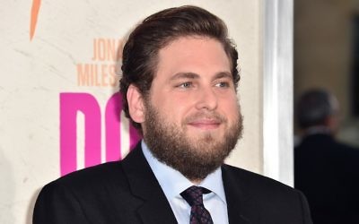 Jonah Hill pendant la première de "War Dogs" à Hollywood, le 15 août 2016. (Crédit : Alberto E. Rodriguez/Getty Images/JTA)