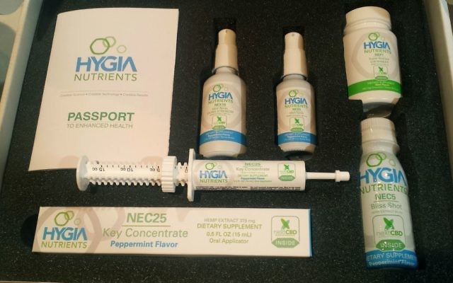 Kit de vente des produits Hygia de LDS et d'Ananda Scientific (Crédit : Autorisation) Kit de vente des produits Hygia de LDS et d'Ananda Scientific (Crédit : Autorisation)