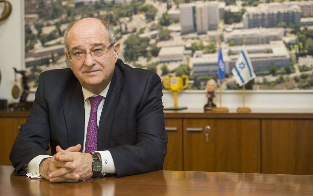 Le président du Technion, Professeur Peretz Lavie (Crédit : Nitzan Zohar/Office of the Spokesperson, Technion) Le président du Technion, Professeur Peretz Lavie (Crédit : Nitzan Zohar/Office of the Spokesperson, Technion)