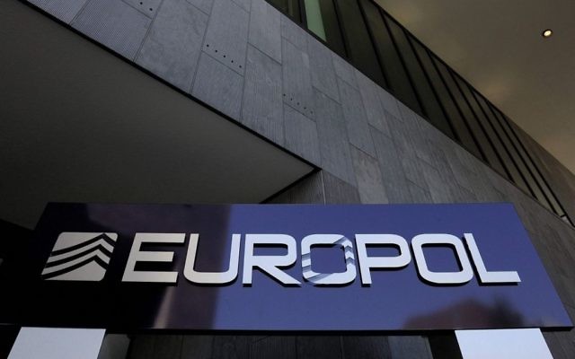 Le siège d'Europol à La Haye. (Crédit : Lex van Lieshout/ANP/AFP) Le siège d'Europol à La Haye. (Crédit : Lex van Lieshout/ANP/AFP)
