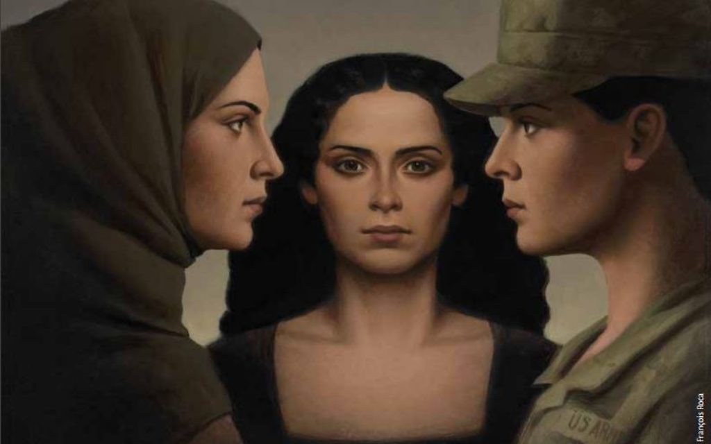 Affiche de "Je crois en un seul Dieu", avec Rachida Brakni. (Crédit: François Roca) Affiche de "Je crois en un seul Dieu", avec Rachida Brakni. (Crédit: François Roca)