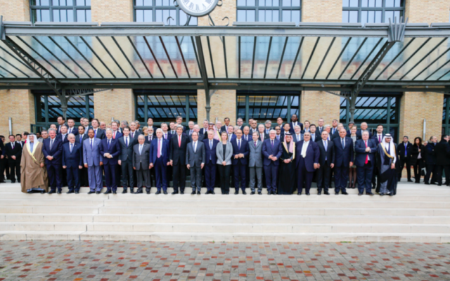 Les 70 pays représentés à la conférence de paix pour le Proche Orient organisée à Paris, le 15 janvier 2017. (Crédit : ministère français des Affaires étrangères) Les 70 pays représentés à la conférence de paix pour le Proche Orient organisée à Paris, le 15 janvier 2017. (Crédit : ministère français des Affaires étrangères)