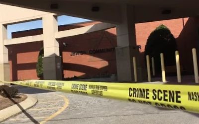 Le centre communautaire juif de Nashville, Tennessee, après une menace à la bombe reçue le 9 janvier 2017. (Crédit : capture d'écran The Tennessean) Le centre communautaire juif de Nashville, Tennessee, après une menace à la bombe reçue le 9 janvier 2017. (Crédit : capture d'écran The Tennessean)