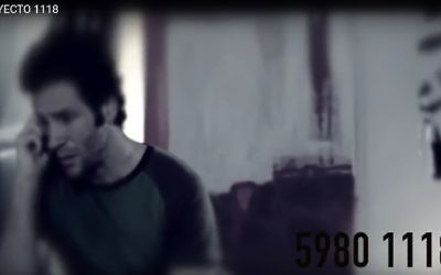 Capture d'écran d'une publicité pour une hotline ouverte 24 heures sur 24 lancée par la communauté juive du Mexique pour offrir un soutien en cas de pensées suicidaires, de violence familiale, de dépression et toutes les situations difficiles