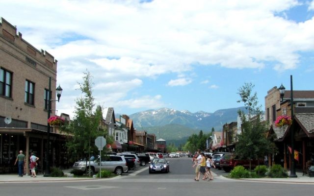 La ville de Whitefish, dans l'État du Montana (USA), le 11 juillet 2011. (Crédit : CC BY -ted, Flickr)