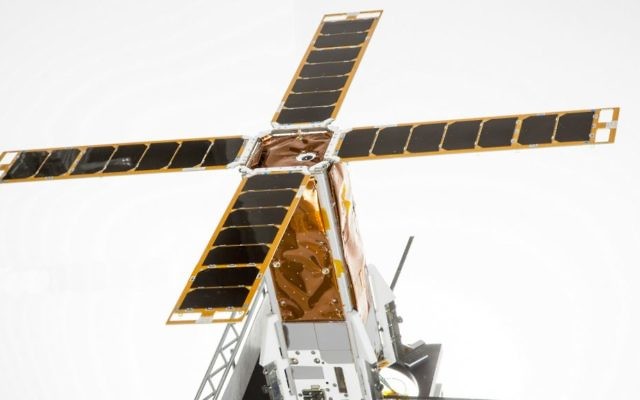 Illustration du nano-satellite BGUSAT (Crédit : IAI)
