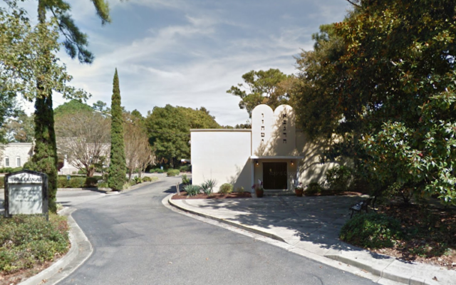 Le Temple EmanuEl  à Myrtle Beach, en Caroline du sud (Crédit : Google Maps Street View via JTA)