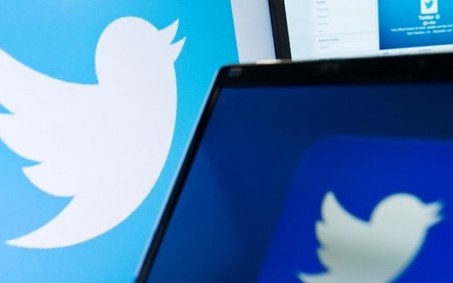 Le logo du réseau social Twitter. Illustration. (Crédit: Leon Neal/AFP)