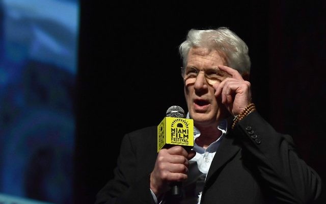 Richard Gere lors de la soirée d'ouverture du Festival du film de Miami le 3 mars 2017 à Miami, en Floride. (Crédit : Gustavo Caballero/Getty Images/AFP) Richard Gere lors de la soirée d'ouverture du Festival du film de Miami le 3 mars 2017 à Miami, en Floride. (Crédit : Gustavo Caballero/Getty Images/AFP)