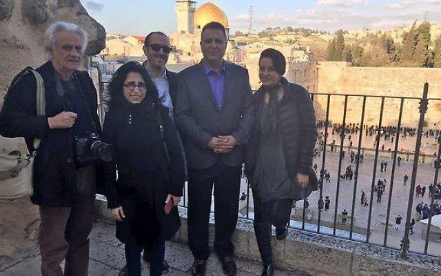 Une délégation de journalistes et blogueurs maghrébins se sont rendus en Israël à l'invitation du ministère des Affaires étrangères (Crédit: Ministère des Affaires étrangères israélien)