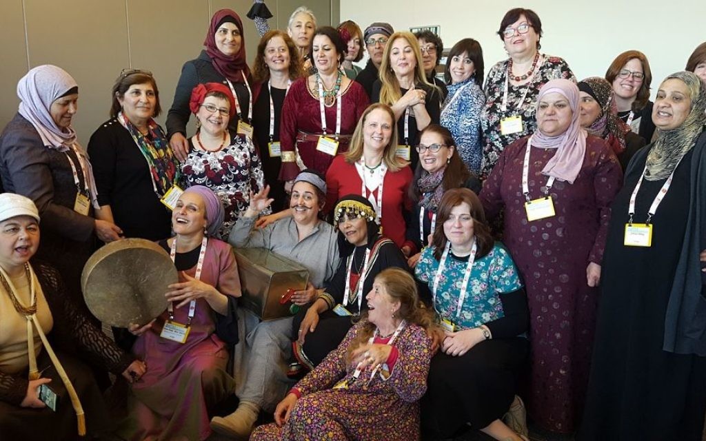 Les femmes du groupe "Des femmes et des histoires à Jérusalem". (Crédit : Facebook) Les femmes du groupe "Des femmes et des histoires à Jérusalem". (Crédit : Facebook)