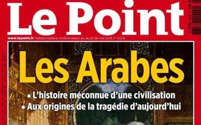 La Une polémique du Point sur les Arabes du 28 mai 2015.  (Crédit: capture d'écran Le Point)