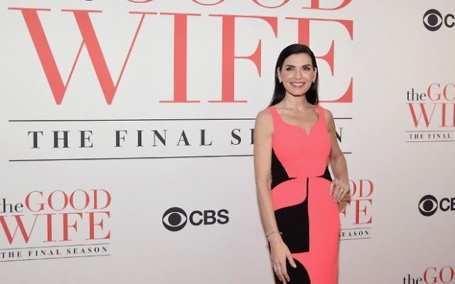Julianna Margulies à New York, le 28 avril 2016. (Crédit : Jamie McCarthy/Getty Images North America/AFP) Julianna Margulies à New York, le 28 avril 2016. (Crédit : Jamie McCarthy/Getty Images North America/AFP)