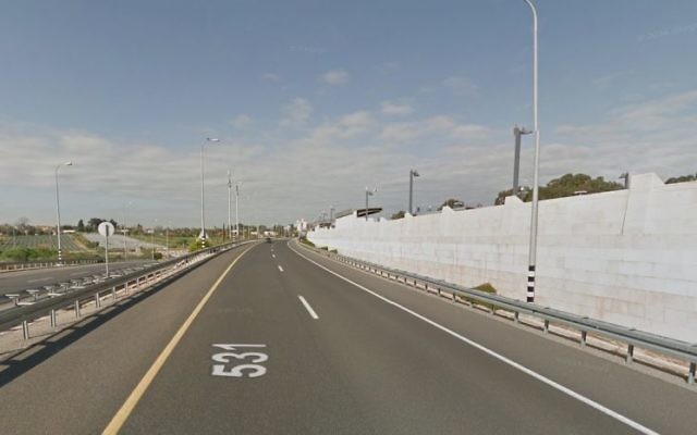La route 531, dans le centre du pays. (Crédit : capture d'écran Google Street View)