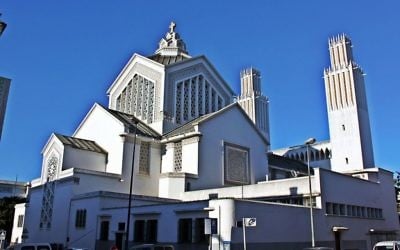 La cathédrale Saint-Pierre de Rabat, au Maroc. illustration. (Crédit : Nawalbennani/CC BY-SA 3.0/WikiCommons)