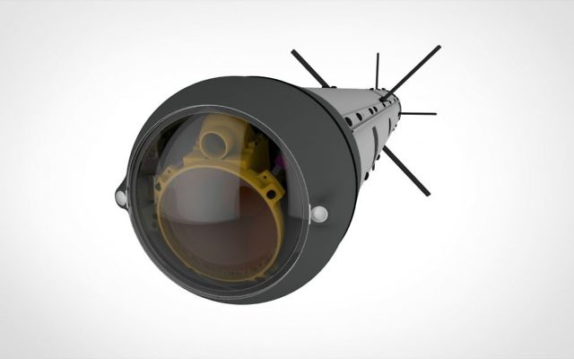 Le devant du missile développé par l'entreprise Rafael, le SPIKE LR II (Autorisation) Le devant du missile développé par l'entreprise Rafael, le SPIKE LR II (Autorisation)