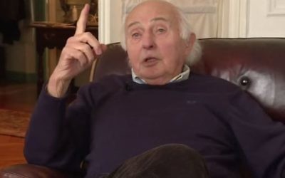 Elie Buzyn, survivant du ghetto de Lodz, du camp d'Auschwitz et de la marche de la mort, est aujourd'hui le père d’Agnès Buzyn, ministre de la santé et grand passeur de mémoire (Crédit: capture d'écran BFMTV)