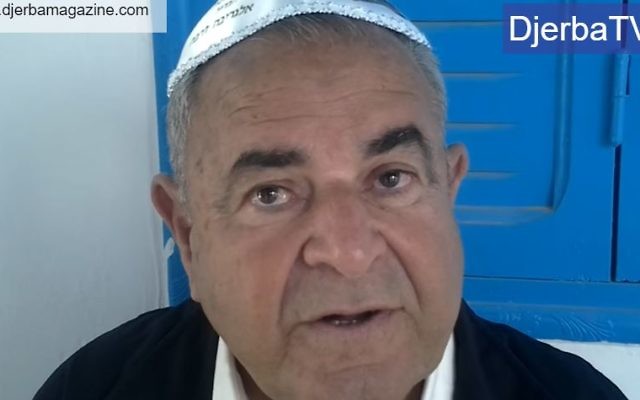 Perez Trabelsi, président de la commission d'organisation du pèlerinage de la Ghriba fustige les recommandations du gouvernement israélien (Crédit: capture d'écran Youtube/Djerba Magazine)