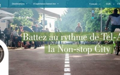 Sweet Inn, start-up franco-israélienne, propose des appartements luxueux à louer, dans le monde entier, et notamment à Tel Aviv. (crédit : capture d'écran du site internet de Sweet Inn)