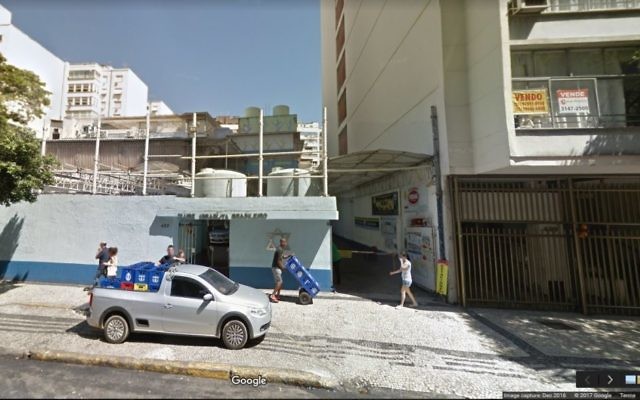 Le club Israelita Brasilerio de Rio de Janeiro, au Brésil (Capture d'écran : Google Street ) Le club Israelita Brasilerio de Rio de Janeiro, au Brésil (Capture d'écran : Google Street )