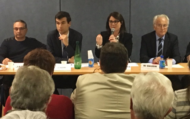 Gaël Nofri, 2e à gauche, lors d'une commission transport de la municipalité de Nice. (Crédit : capture d'écran Twitter/GaelNofri)