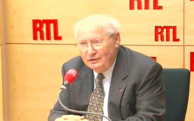 Serge Klarsfeld (Crédit : capture d'écran YouTube) Serge Klarsfeld (Crédit : capture d'écran YouTube)