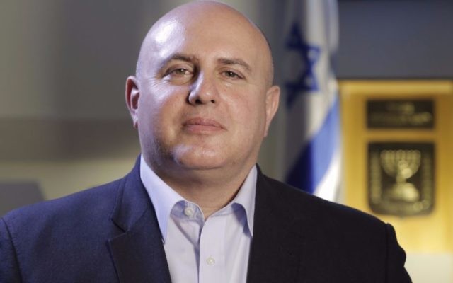Eviatar Matania, directeur du Cyber bureau national d'Israël. (Crédit : autorisation) Eviatar Matania, directeur du Cyber bureau national d'Israël. (Crédit : autorisation)