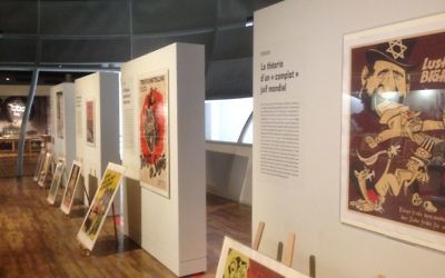 La DILCRAH est partenaire de l'exposition sur la banalisation des caricatures antisémites en Europe entre 1886 et 1945, Mémorial de Caen (Crédit : DILCRAH).