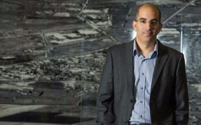 Adi Dar, le PDG de Cyberbit (Crédit : autorisation Gilad Kawalchik)