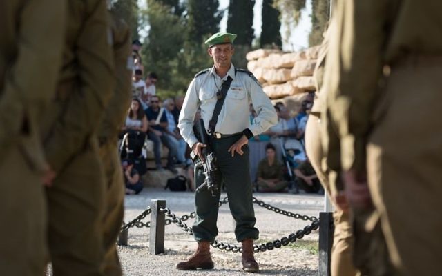 Elad Cohen, ancien commandant du bataillon Caracal. (Crédit : unité des porte-paroles de l'armée israélienne)