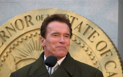 Arnold Shwarzenegger (Crédit : Nate Mandos/CC BY SA 2.0/Flicker)