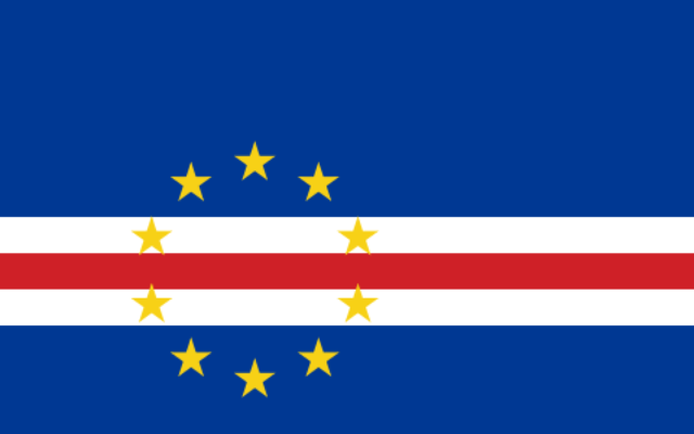 Drapeau du Cap-Vert (Crédit : domaine public) Drapeau du Cap-Vert (Crédit : domaine public)