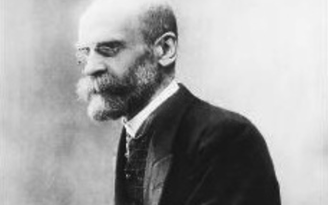 Le père de la sociologie Emile Durkheim est issu d'une longue lignée de rabbins (Crédit: domaine public) Le père de la sociologie Emile Durkheim est issu d'une longue lignée de rabbins (Crédit: domaine public)