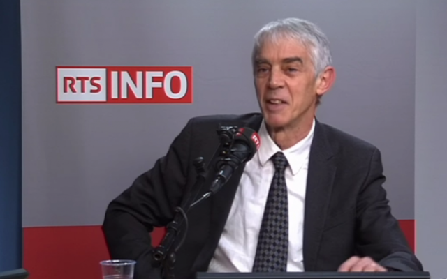 Martin Vetterli, président de l’Ecole polytechnique fédérale de Lausanne appelle la Suisse à un sursaut numérique (Crédit: capture d'écran RTS/Youtube)