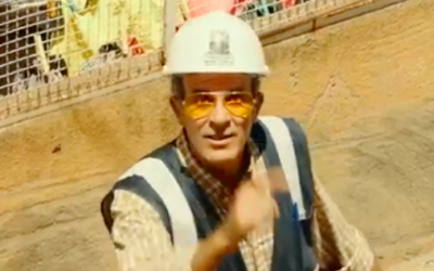 Kamel el-Basha (Crédit : Capture d’écran YouTube)