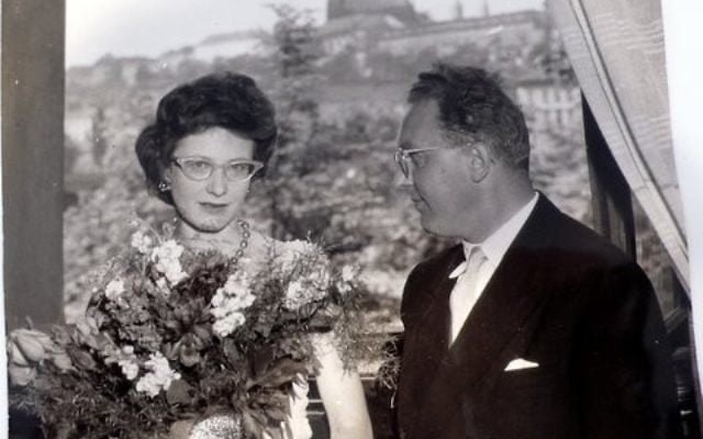 Zuzana Růžičková et son époux Viktor Kalabis après un concert. (Crédit : Iria-castro/CC BY-SA 4.0/WikiCommons)