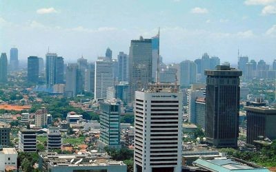 Jakarta, la capitale indonésienne. Illustration. (Crédit : utilisation libre/WikiCommons) Jakarta, la capitale indonésienne. Illustration. (Crédit : utilisation libre/WikiCommons)