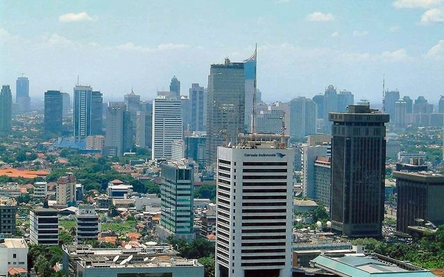Jakarta, la capitale indonésienne. Illustration. (Crédit : utilisation libre/WikiCommons) Jakarta, la capitale indonésienne. Illustration. (Crédit : utilisation libre/WikiCommons)