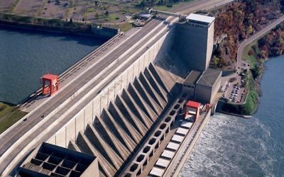 Le barrage Robert Moses, qui appartient au projet Niagara Power, à Lewiston, New York, où est installé le système de mPrest. (Crédit : autorisation)