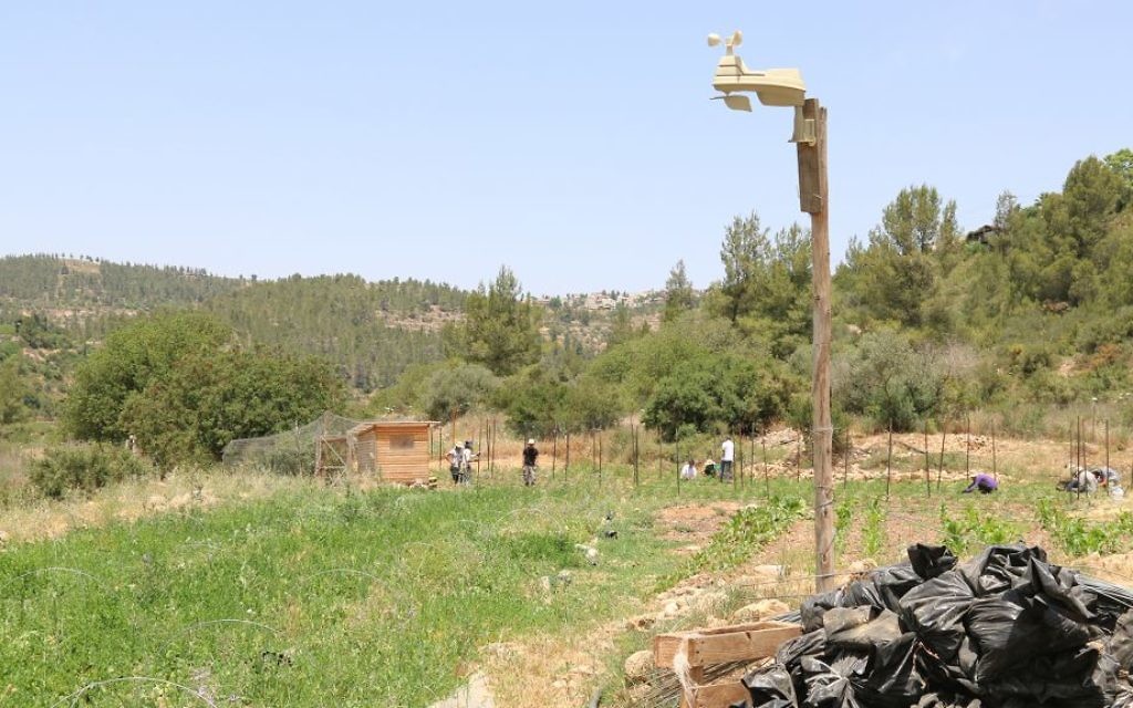 La ferme Kaima proche de Jérusalem. (Crédit : Shmuel Bar-Am)