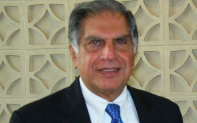 Ratan Tata (Crédit : U.S. Embassy New Delhi/domaine public) Ratan Tata (Crédit : U.S. Embassy New Delhi/domaine public)