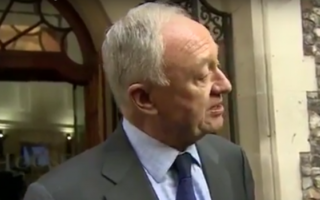 Ken Livingstone, ancien maire de Londres et haut fonctionnaire du Parti travailliste, le 30 mars 2017. (Crédit : capture d'écran/YouTube)