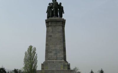 Le principal piédestal du monument de l'Union soviétique dans le centre de Sofia, capitale de la Bulgarie (Crédit :Wikipedia/Иван Иванов/CC BY)