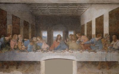 La Cène, Léonard de Vinci, 1494 (Crédit : domaine public, via Wikipedia)