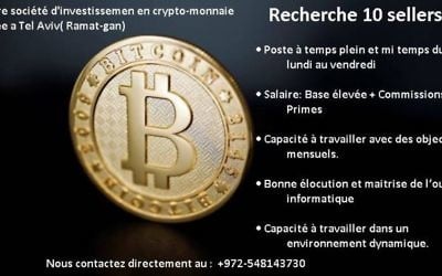 Exemple de propositions d'emplois postées sur les groupes francophones sur Facebook. Les offres pour le Bitcoin et les crypto-monnaies s'y multiplient ces dernières semaines Exemple de propositions d'emplois postées sur les groupes francophones sur Facebook. Les offres pour le Bitcoin et les crypto-monnaies s'y multiplient ces dernières semaines