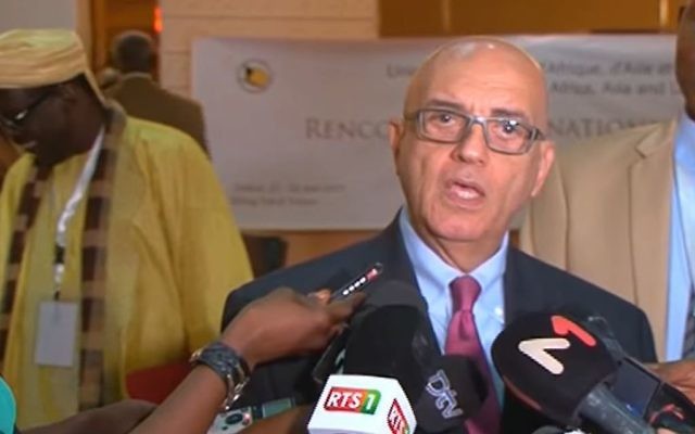 Mohammed Salmawy au Sénégal en mai 2017 (Crédit: capture d'écran Youtube/AZActu)