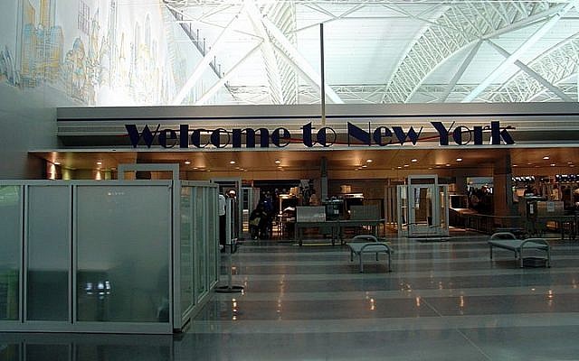 Terminal 9 JFK International Airport à New York (photo credit: Martin St-Amant/Wikimedia Commons/File)