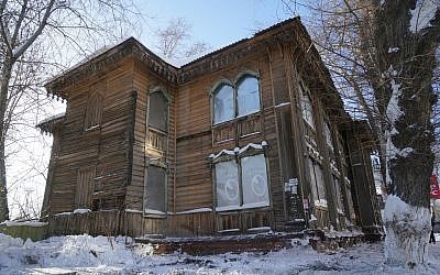 La Synagogue des Soldats, à Tomsk, en Russie, le 1er février 2018; (Crédit : Cnaan Lipshiz/JTA)