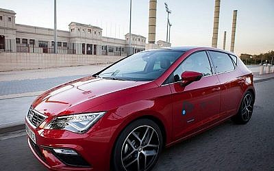SEAT présentera sa voiture-concept Leon Cristobel qui proposera la technologie de vision par ordinateur développée par les technologies eyeSight d'Israel au salon Mobile World Congress 2018 à Barcelone le 26 février 2018 (Courtesy SEAT)